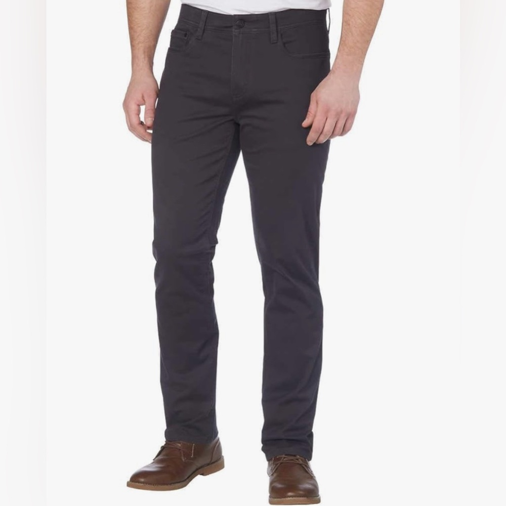 English Laundry Straight Leg Flat Front Forged Iron Gray Jeans Men’s Size 40